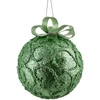 Mondex Since 1986 SANTA LILA Bombka 10cm zdobiona styropianowa