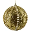 Mondex Since 1986 SANTA LILA Bombka 10cm zdobiona styropianowa