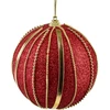 Mondex Since 1986 SANTA LILA Bombka 10cm zdobiona styropianowa