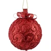 Mondex Since 1986 SANTA LILA Bombka 10cm zdobiona styropianowa