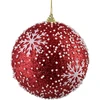 Mondex Since 1986 SANTA LILA Bombka 10cm zdobiona styropianowa