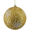 Mondex Since 1986 SANTA LILA Bombka 10cm zdobiona styropianowa