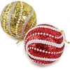 Mondex Since 1986 SANTA LILA Bombka 10cm zdobiona styropianowa