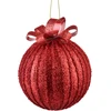 Mondex Since 1986 SANTA LILA Bombka 10cm zdobiona styropianowa