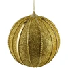 Mondex Since 1986 SANTA LILA Bombka 10cm zdobiona styropianowa