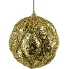 Mondex Since 1986 SANTA LILA Bombka 10cm zdobiona styropianowa