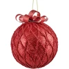 Mondex Since 1986 SANTA LILA Bombka 10cm zdobiona styropianowa