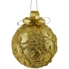 Mondex Since 1986 SANTA LILA Bombka 10cm zdobiona styropianowa