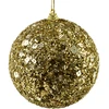 Mondex Since 1986 SANTA LILA Bombka 10cm zdobiona styropianowa