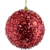Mondex Since 1986 SANTA LILA Bombka 10cm zdobiona styropianowa