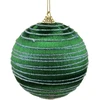 Mondex Since 1986 SANTA LILA Bombka 10cm zdobiona styropianowa