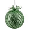 Mondex Since 1986 SANTA LILA Bombka 10cm zdobiona styropianowa
