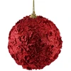 Mondex Since 1986 SANTA LILA Bombka 10cm zdobiona styropianowa