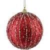 Mondex Since 1986 SANTA LILA Bombka 10cm zdobiona styropianowa