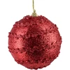 Mondex Since 1986 SANTA LILA Bombka 10cm zdobiona styropianowa