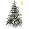 Mondex Since 1986 SANTA LILA Choinka 240cm LED ośnieżona
