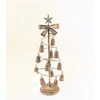 Mondex Since 1986 SANTA LILA Metalinė eglutė iš varpelių 3,5x23,5x65,5 cm