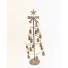 Mondex Since 1986 SANTA LILA Kalėdų eglutė metalinė su varpeliais 2,5x24,5x81cm