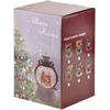 Mondex Since 1986 SANTA LILA Dekoracja świąteczna lampion LED 12x12x21cm