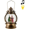Mondex Since 1986 SANTA LILA Dekoracja świąteczna lampion LED 12x12x21cm