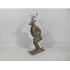 Mondex Since 1986 SANTA LILA Figura Łoś na nartach 16x11x32,5 cm
