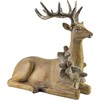 Mondex Since 1986 SANTA LILA Figura Jeleń 30,5x15,5x28,5 cm