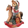 Mondex Since 1986 SANTA LILA Figura Meškiukas na koniku LED 37,5x19x52,5cm