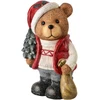 Mondex Since 1986 SANTA LILA Figura Meškiukas LED 25x19x39cm