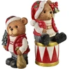 Mondex Since 1986 SANTA LILA Figura Meškiukas LED 25x19x39cm