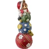 Mondex Since 1986 SANTA LILA Figura Meškiukas LED 24,5x24,5x65cm