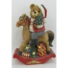 Mondex Since 1986 SANTA LILA Figura Meškiukas na koniku LED 37,5x19x52,5cm