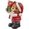 Mondex Since 1986 SANTA LILA Figura Meškiukas LED 23,5x19x40cm