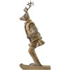Mondex Since 1986 SANTA LILA Figura Łoś na nartach 16x11x32,5 cm