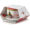 Mondex Since 1986 SANTA LILA Filiżanka ze spodkiem 200ml 9x14x7cm obejma