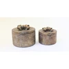 Mondex Since 1986 SANTA LILA 2 metalinių talpyklų rinkinys 24x23x17/19x18x15 cm