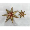 Mondex Since 1986 SANTA LILA 3 žvaigždžių pakabukų rinkinys 20.5x20.5x4cm 15x15x3cm 10.5x10.5x2.5cm
