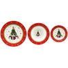 Mondex Since 1986 SANTA LILA Komplet 3 talerzy 22cm 300ml/19/27cm