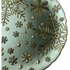 Mondex Since 1986 SANTA LILA Lėkštė 33x33x2,3 cm žalia snaigės