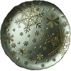 Mondex Since 1986 SANTA LILA Talerz 33x33x2,3cm žalia śnieżynki