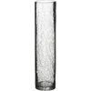 Mondex Since 1986 SERENITE Wazon cylinder 7x7x30cm popękane szkło