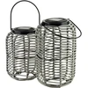 Mondex Since 1986 SOKKE Pilkas saulės žibintas 15x15x25/36cm