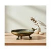 Mondex Since 1986 VIOLA Dekoratyvinė lėkštė 23x23x7 cm metalinis paukštis