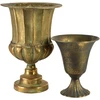 Mondex Since 1986 VIOLA Dekoratyvinė vaza 20x12x23,5 cm metalinė taurė