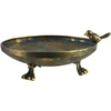 Mondex Since 1986 VIOLA Dekoratyvinė lėkštė 23x23x7 cm metalinis paukštis