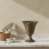 Mondex Since 1986 VIOLA Dekoratyvinė vaza 20x12x23,5 cm metalinė taurė