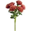 Mondex Since 1986 VIRIDIS dirbtinių gėlių puokštė iš 7 chrizantemų, 57 cm, AW25