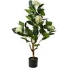 Mondex Since 1986 VIRIDIS Kwiat sztuczny Hortensja 105cm w doniczce
