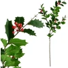 Mondex Since 1986 VIRIDIS Kwiat sztuczny Ostrokrzew 90cm gałązka
