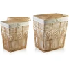Mondex Since 1986 WILL Komplet 2 koszy na pranie 45x33x54/37x27x46cm