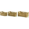 Mondex Since 1986 WILL Komplet 3 koszy prostokątnych su uchwytami 36x25x14/31x20x13/26x15x12cm
